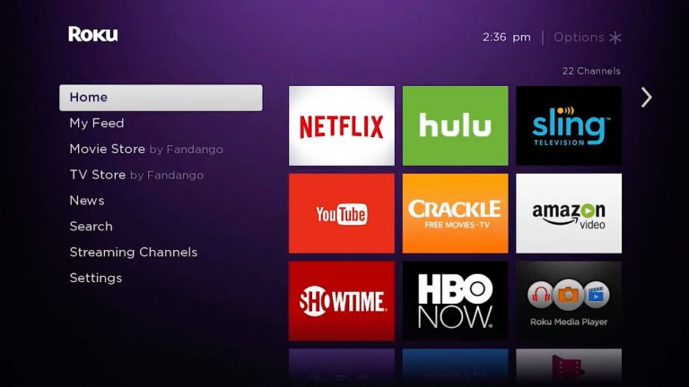 Roku Home Screen | Sky Cards